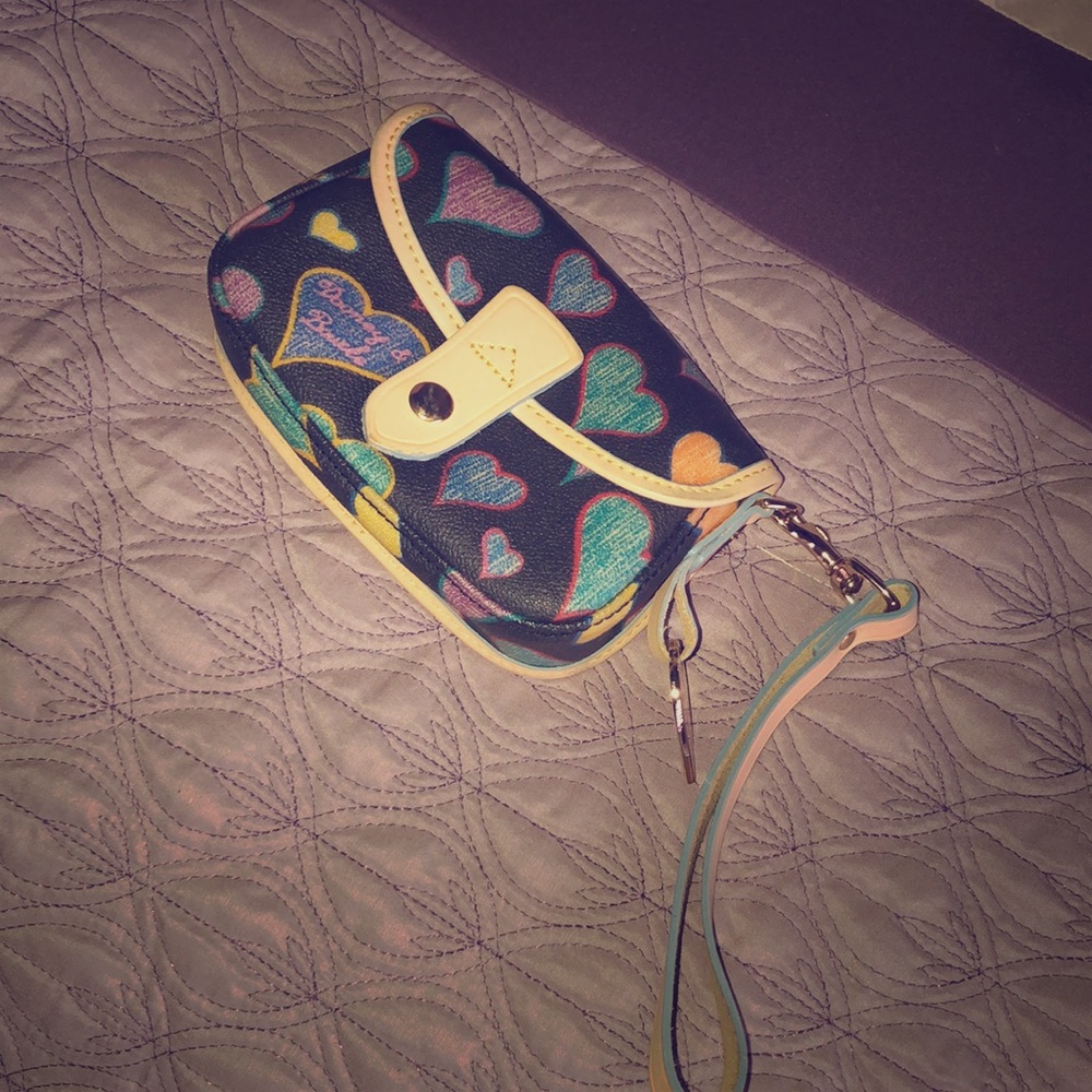 Dooney & Bourke Heart Collection Wristlet